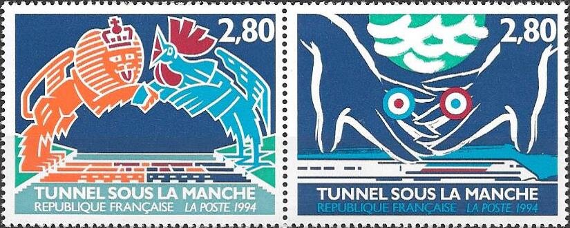 Channel Tunnel - Franco-British Joint Issue