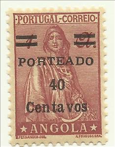 Stamp, Ceres, Postage Due, Angola,  
