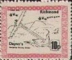 Stamp, Dayan's Richmond Emergency Mail Service, Personalized and Private Mail Stamps,  , Postal Services