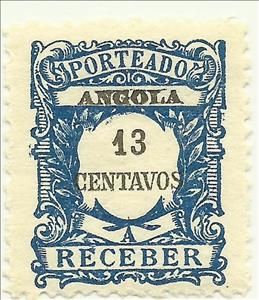Stamp, Postage Due, Angola,  , Numbers