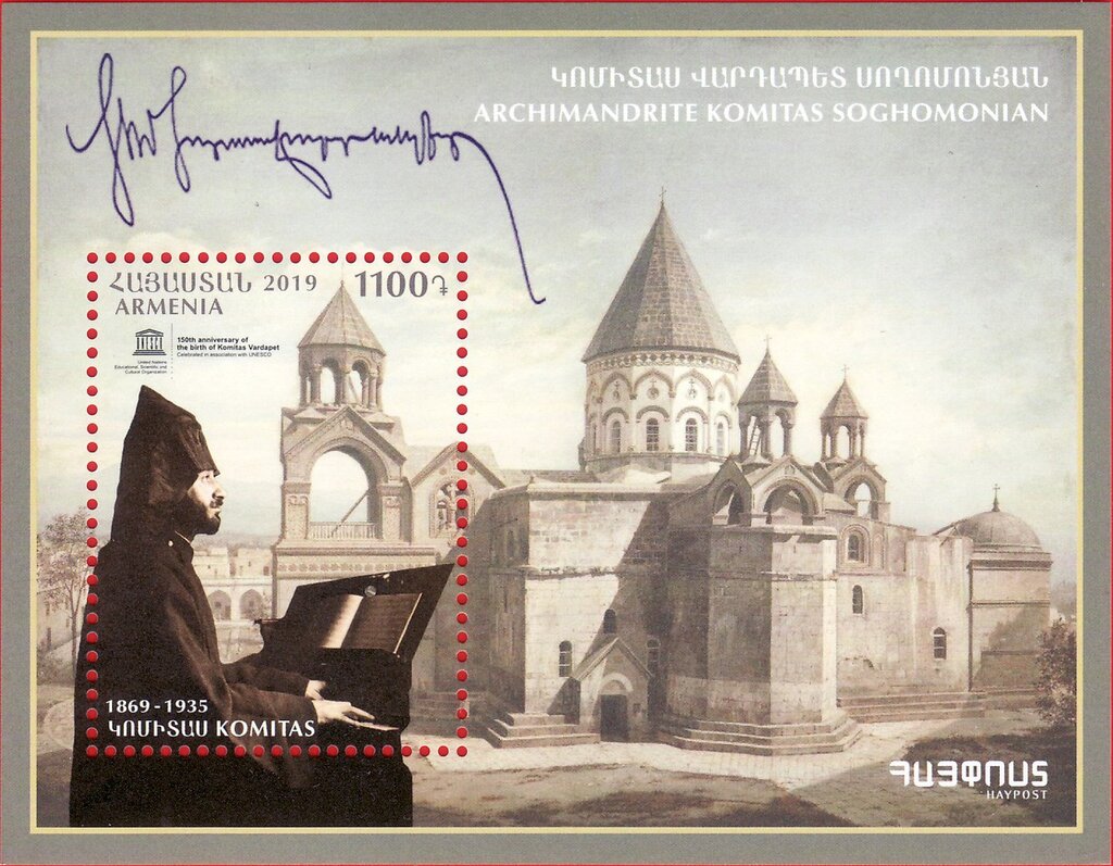 150th Anniversary of Birth of Komitas Soghomonyan