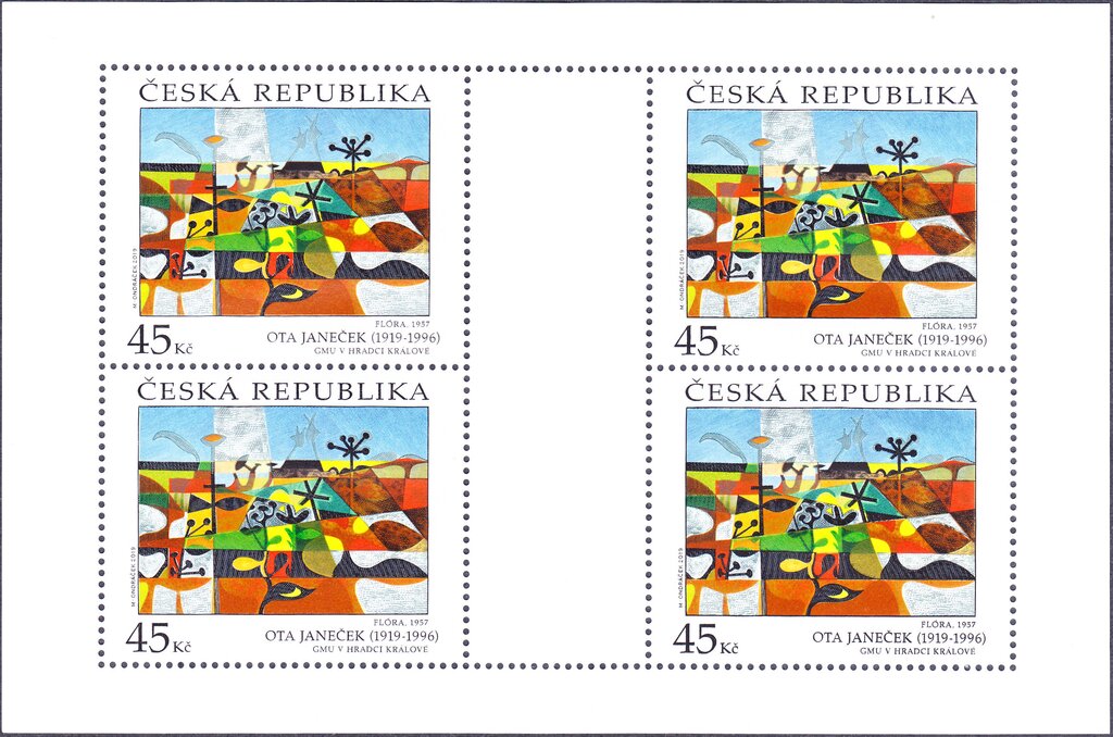 Works of Art on Stamps: Ota Janeček