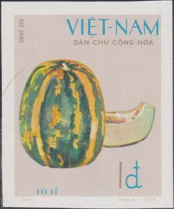 Stamp, Muskmelon, Vietnam,  , Fruits, Plants (Flora)