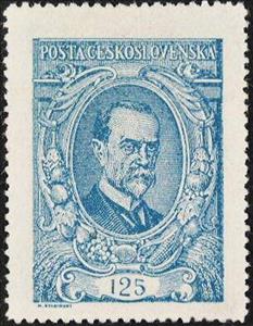 Stamp, Tomáš Garrigue Masaryk (1850-1937), president, Czechoslovakia,  , Heads of State, Государственный деятель