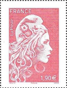 Stamp, Marianne l'Engagée, France,  , Women