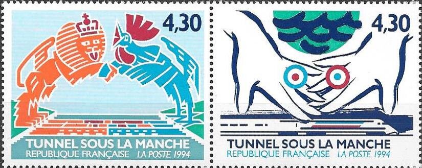 Channel Tunnel - Franco-British Joint Issue