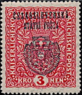 Stamp, Austria Stamps Overprinted "ČESKOSLOVENSKÁ STÁTNÍ POŠTA", Czechoslovakia,  , Coats of Arms
