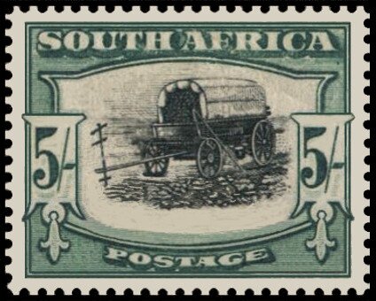 Ox-wagon outspanned