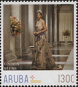 Stamp, Queen Máxima, Aruba,  , Queens, Royalty