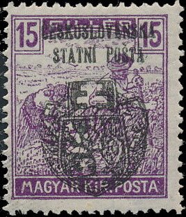 Stamp, Hungarian Reaper Stamp ovpr. ČESKOSLOVENSKÁ STÁTNÍ POŠTA, Czechoslovakia,  , Agriculture, Crops