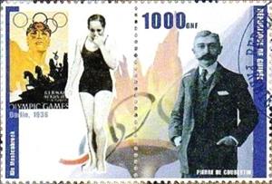 Se-tenant, Rie Mastenbroek, Cinderellas,  , Olympic Games, Swimming