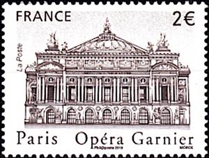 Stamp, Opéra Garnier (from 2006 Stamp Design), France,  , Buildings, Monuments, Townscapes / City Views