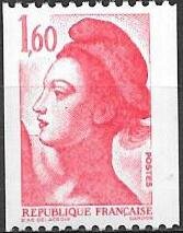 Liberty coil stamp