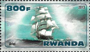 Stamp, Ariel, Cinderellas,  , Sailing Ships