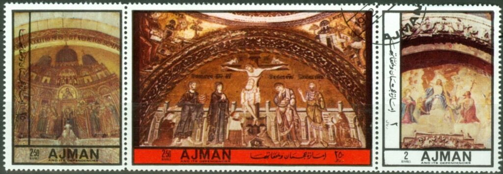 The Last Judgement, Transfer of the relics, Crucifixion