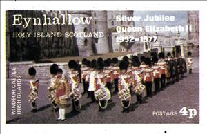 Stamp, Siver Jubilee Queen Elizabeth II 1952-1977, Cinderellas,  , Anniversaries and Jubilees, Castles, Churches - Cathedrals - Basilicas - Chapels