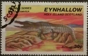 Stamp, Alligator, Cinderellas,  , Animals (Fauna), Crocodiles, Reptiles
