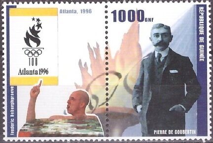Se-tenant, Frederic Deburghgraeve, Cinderellas,  , Olympic Games, Swimming