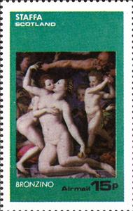 Stamp, Paintings, Cinderellas,  , Nudes, Paintings