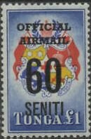 Stamp, Overprinted, Tonga,  , Flags