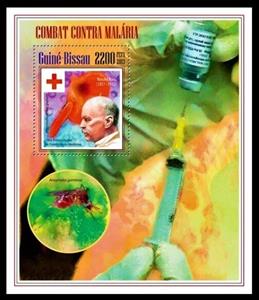 Souvenir Sheet, Fight against Malaria, Guinea-Bissau,  , Diseases, Malaria