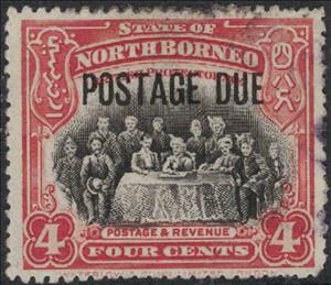 Stamp, Signing Treaty With Sultan Overprinted, North Borneo,  , Sultan, Treaties