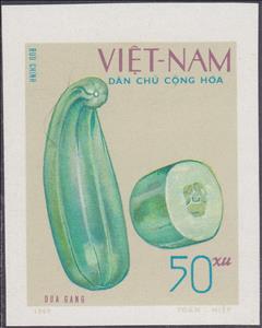 Stamp, Oriental pickling melon, Vietnam,  