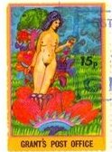 Stamp, Grants Post Office, Personalized and Private Mail Stamps,  , Nudes, Postal Services