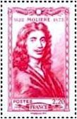 Stamp, Moliere, France,  , Authors, Famous People, Literary People (Poets and Writers), Literature
