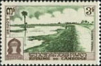 Stamp, Water Conservation, Cambodia,  