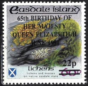 Stamp, Lichens, Cinderellas,  , Lichens, Plants (Flora)