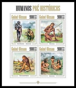 Mini Sheet, Early Hummans, Guinea-Bissau,  , Prehistory