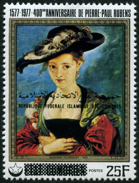 Portrait of Susanne Linden, overprint