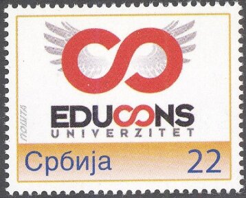 Stamp, Educons University, Personalized and Private Mail Stamps,  , Seals (Emblems), Universities
