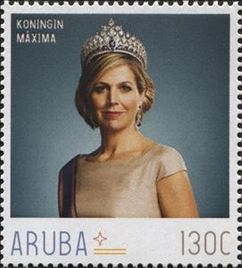 Stamp, Queen Máxima, Aruba,  , Queens, Royalty