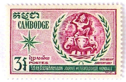 Goddess On Elephants 1