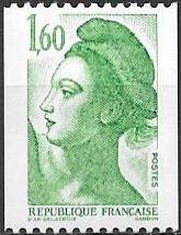 Liberty coil stamp