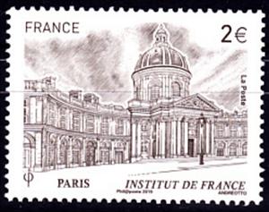 Stamp, Institut de France (from 2014 Stamp Design), France,  , Buildings, Monuments, Townscapes / City Views
