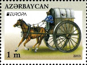 Stamp, Transportation (Road) (Motor vehicles), Azerbaijan,  , Europe