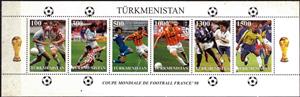 Mini Sheet, Coupe Mondiale France 98, Cinderellas,  , Football (Soccer)