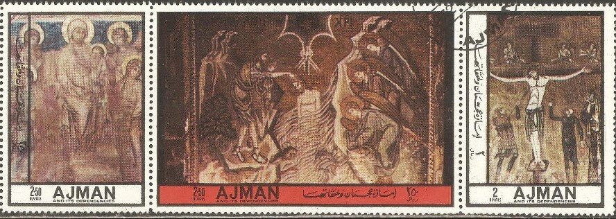 Crucifixion, The Virgin and Child, Baptism of Jesus
