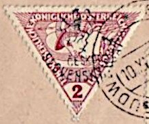 Stamp, Austria Stamps Overprinted "ČESKO-SLOVENSKÝ STÁT" and Lion, Czechoslovakia,  , Gods and goddesses, Mythology, Triangle Stamps