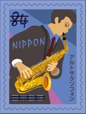 Playing Saxophone