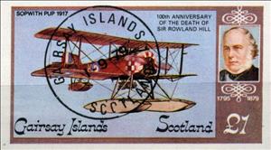 Souvenir Sheet, Sir Rowland Hill, Cinderellas,  , Aircraft, Anniversaries and Jubilees, Famous People