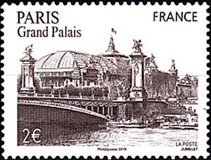 Stamp, Grand Palais (from 2008 Stamp Design), France,  , Buildings, Monuments, Townscapes / City Views