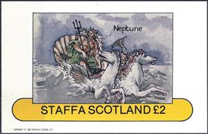 Souvenir Sheet, Neptune, Cinderellas,  , Paintings