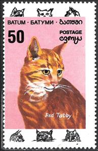 Stamp, Red tabby, Cinderellas,  , Animals (Fauna), Cats, Mammals