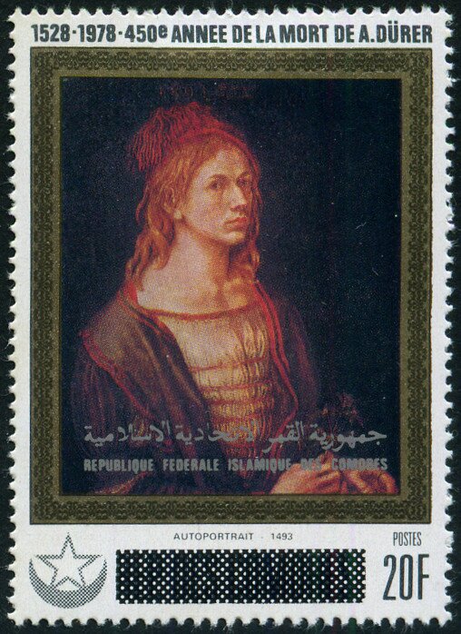 Self portrait, overprint