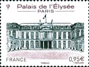 Stamp, Élysée Palace, Paris, France,  , Buildings, Palaces, Philatelic Exhibitions