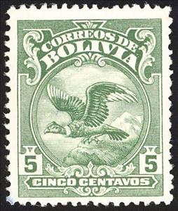 Stamp, Condor, Bolivia,  , Birds, Animals (Fauna)